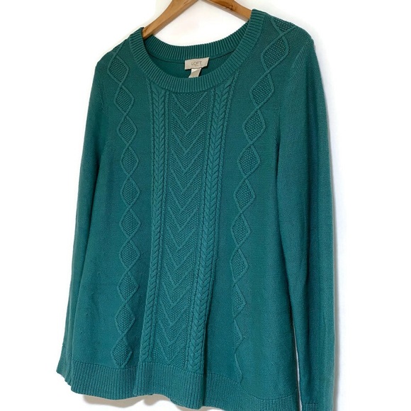 LOFT CABLE KNIT SWEATER - Picture 3 of 6